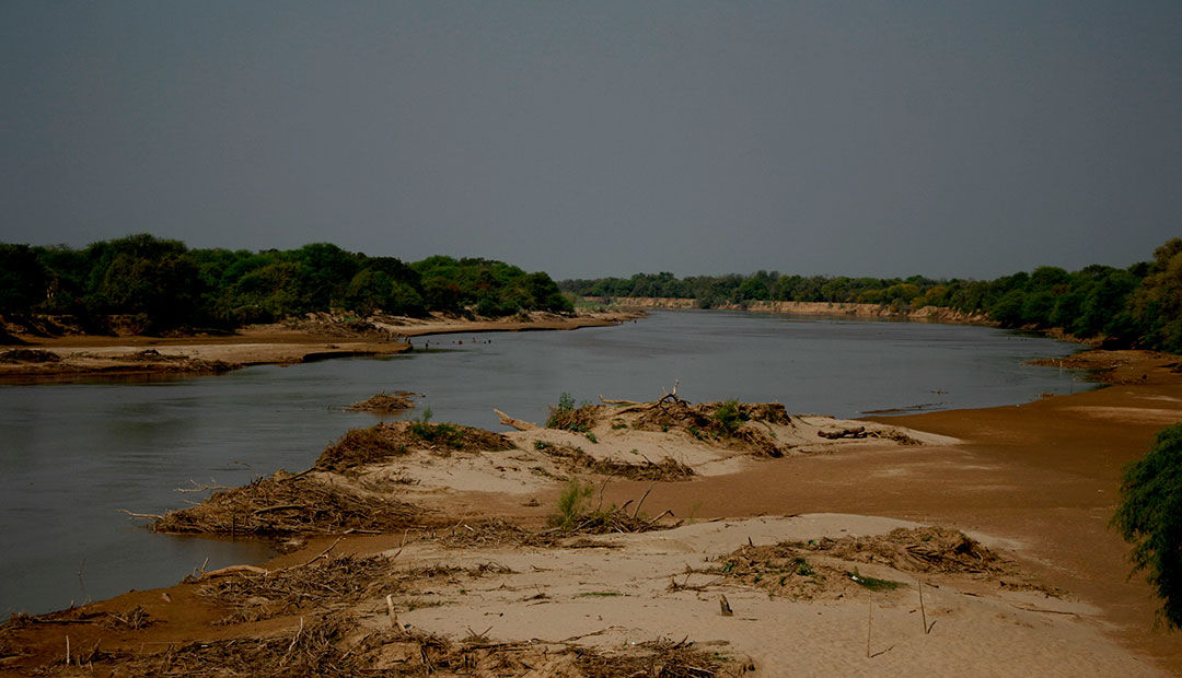 Vista del río Pilcomayo