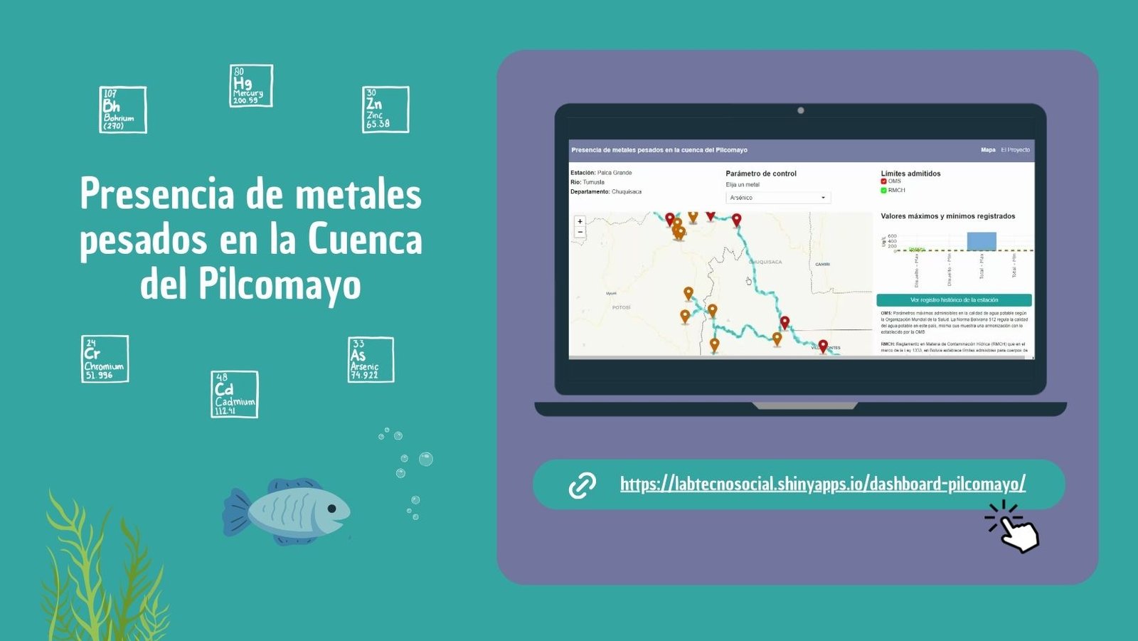 Presencia de metales pesados en la cuenca del Pilcomayo