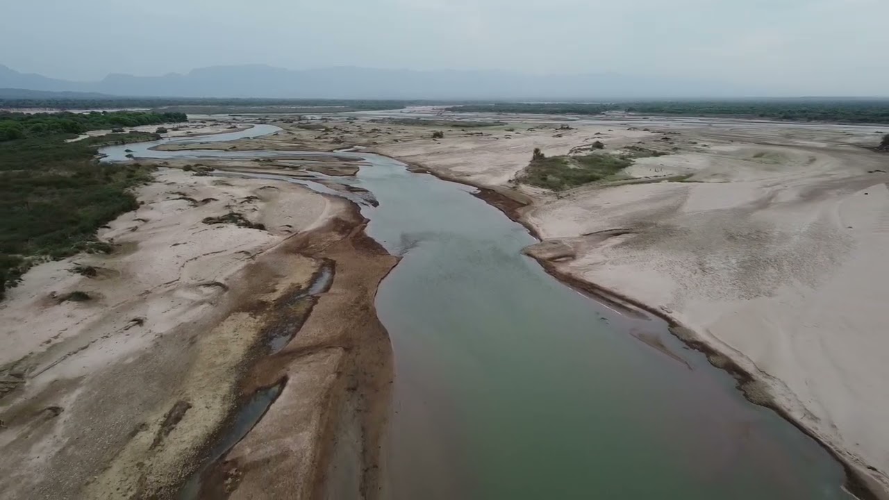 Vista del río Pilcomayo tomada desde el municipio de Villa Montes