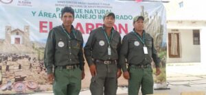Guardaparques que custodian el Parque Natural y Área de Manejo Integrado El Cardón