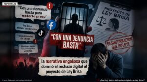 “Con una denuncia basta”: la narrativa engañosa que dominó el rechazo digital al proyecto de Ley Brisa